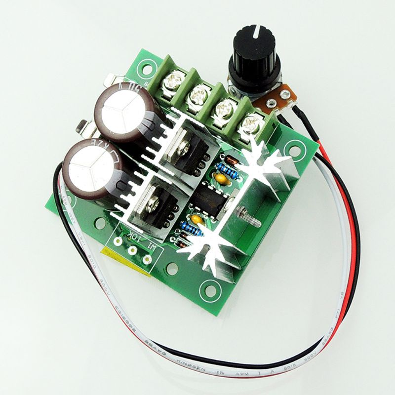 DC 12V-40V DC Motor Speed Controller 400W 10A 10%-100% Adjustable PWM Controller