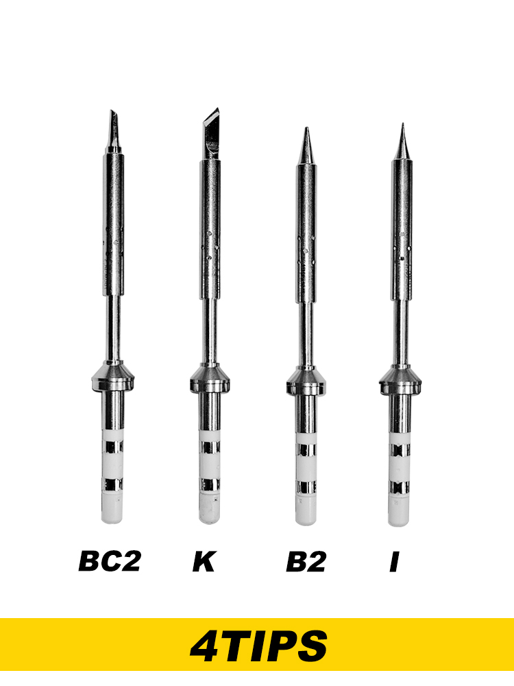 PTS200/PTS201 Soldering Iron Tip Replacement Tool Set BC2/K/B2/I for TS101 and TS100 Soldering Iron: PURPLE