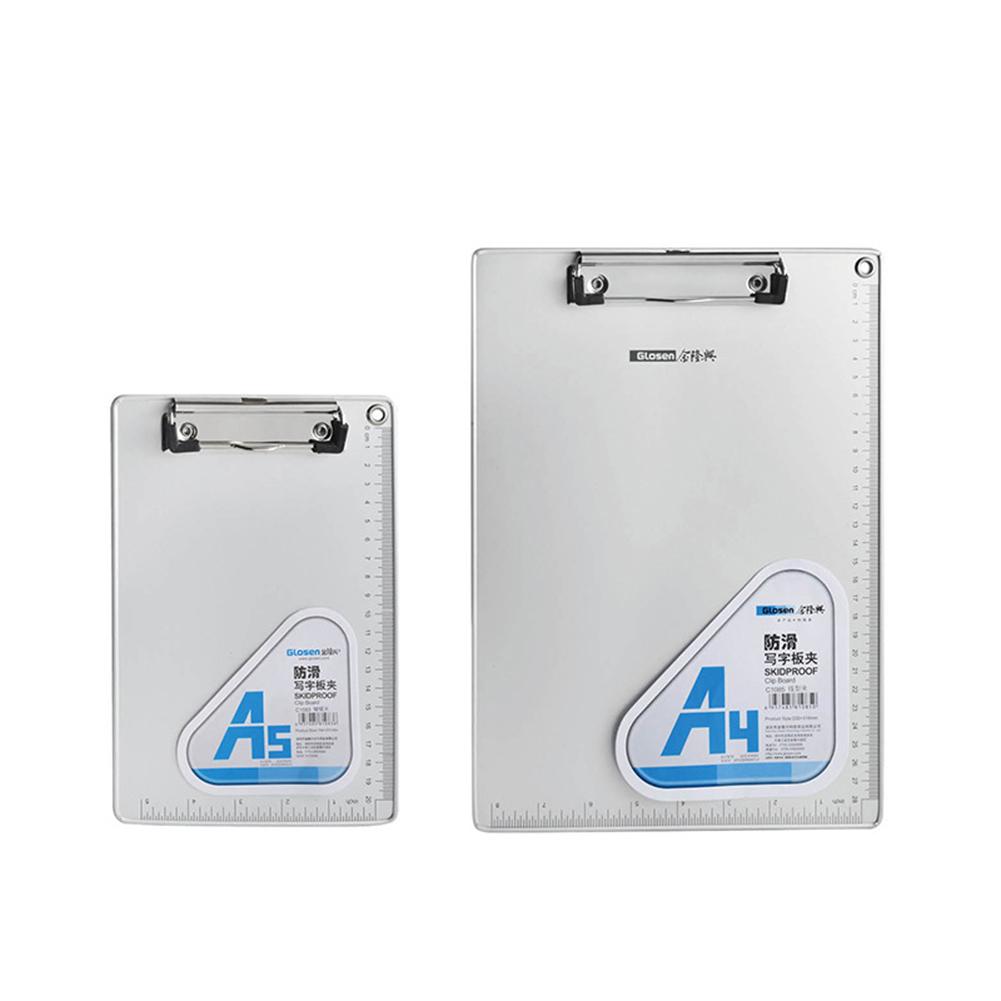 A4/A5 Clipboard Writing Board Metal File Clipboard For Office Business Professionals Non-slip Aluminum Alloy Plate