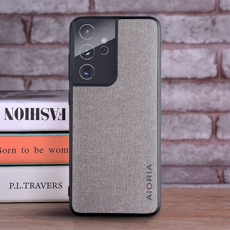 Coque de luxe en cuir souple TPU rigide, étui pour Samsung Galaxy S21 Plus Ultra 5G