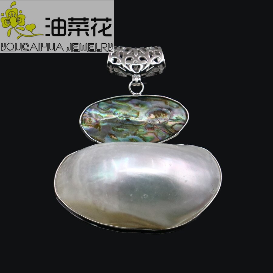 Flor hermosa chica Natural abulón concha marina mar concha de perla colgantes pájaro hipocampo joyería haciendo de para las mujeres: Abalone Seashells