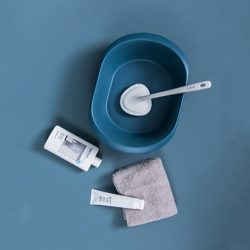 Household Cute Rectangular Runway Washbasin Thick and Sturdy Footbath Wash Vegetables Fruit Cleaning Basin Bathroom Laundry Tub