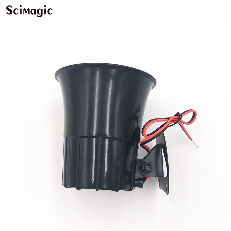 Sicherheit DC 12V draussen Alarm Sirene Draht Laut Alarm Horn 115Db Außen Sirena Alarma Lautsprecher Für Alarm System 15W