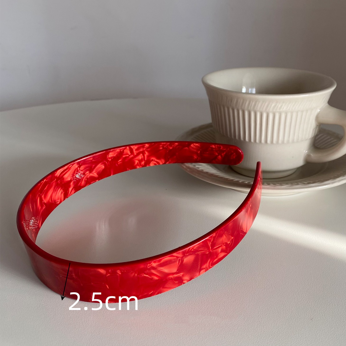 Acetat-Haarband, rotes Haarband, Haarbänder für Mädchen und Frauen, modischer Haarschmuck Ich bin französischen Stil