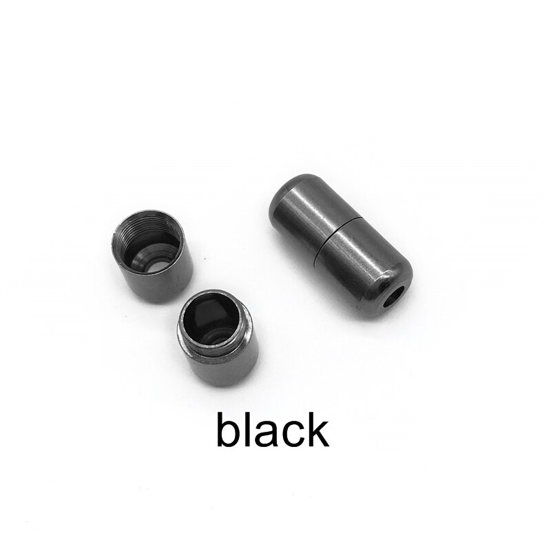 Sistema de cordones rápidos para zapatos, 1 par, cierre de metal, sin cordones: black