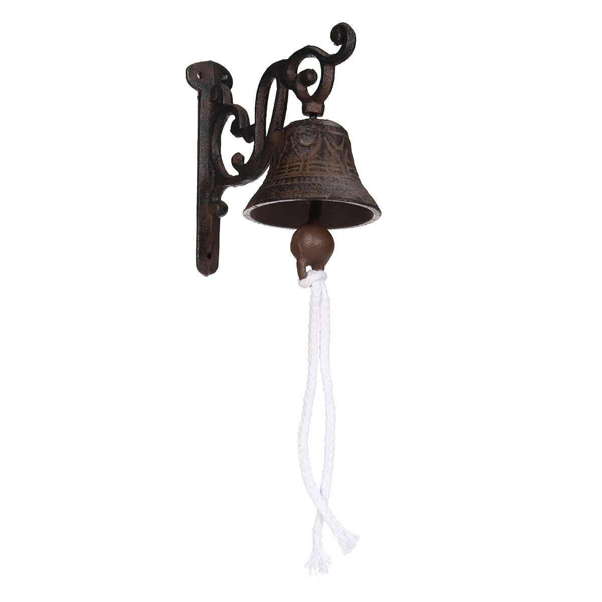 Iron Doorbell Garden Cast Iron Front Door Bell Rustic Welcome Door Decorative Wall Vintage Entrance Porch Outdoor Sign