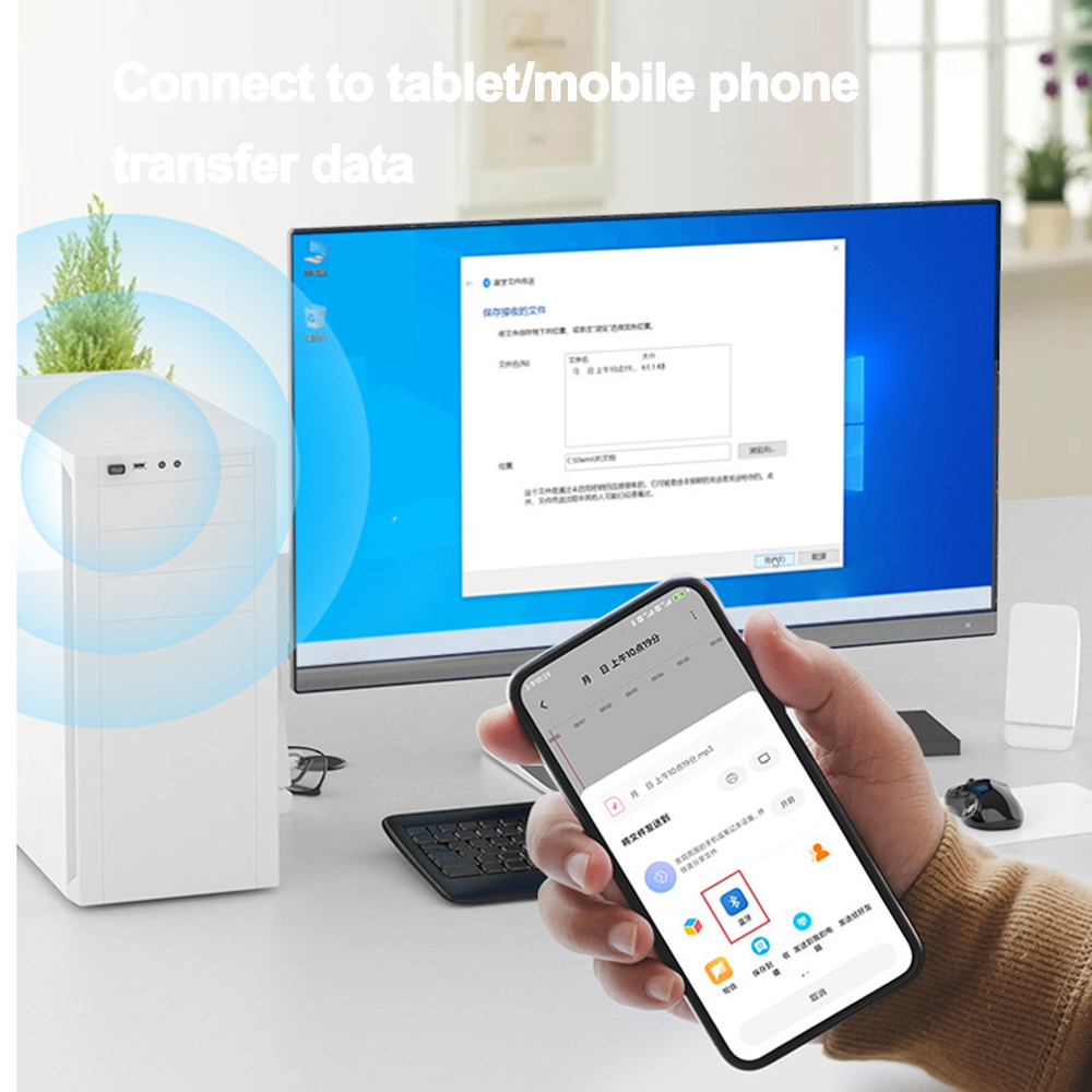 Mini Wireless USB Bluetooth-Compatible Adapter Bluetooth-Compatible 5.0 Dongle Music Sound Receiver For Computer PC Laptop Mouse