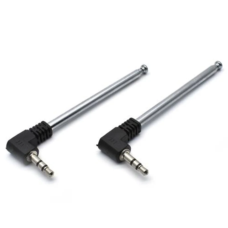 1/2 Pcs Universal L Plug 3.5mm Signal Booster for Mobile Phone Male Jack External Antenna
