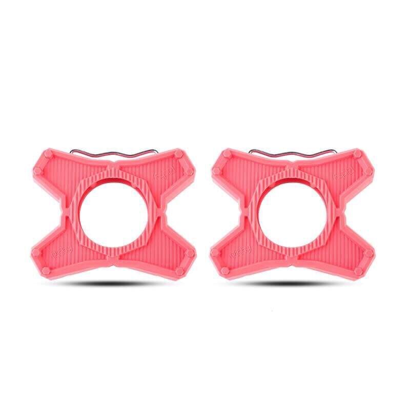 ABS alliage paire de vélo pédales support plat convertisseur pour Speedplay zéro pédales adaptateur vélo route vélo pédale pièces: pink