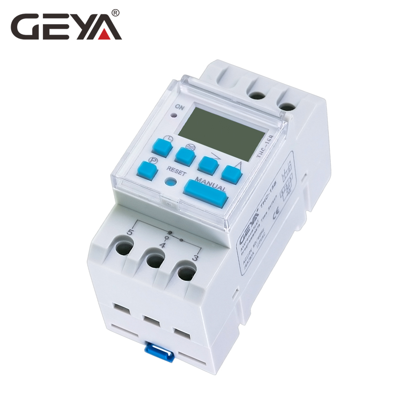 GEYA THC Astronomical Timer Switch LCD Display 16A 20A 30A Latitude Switch 110V 220V Programmable Timer