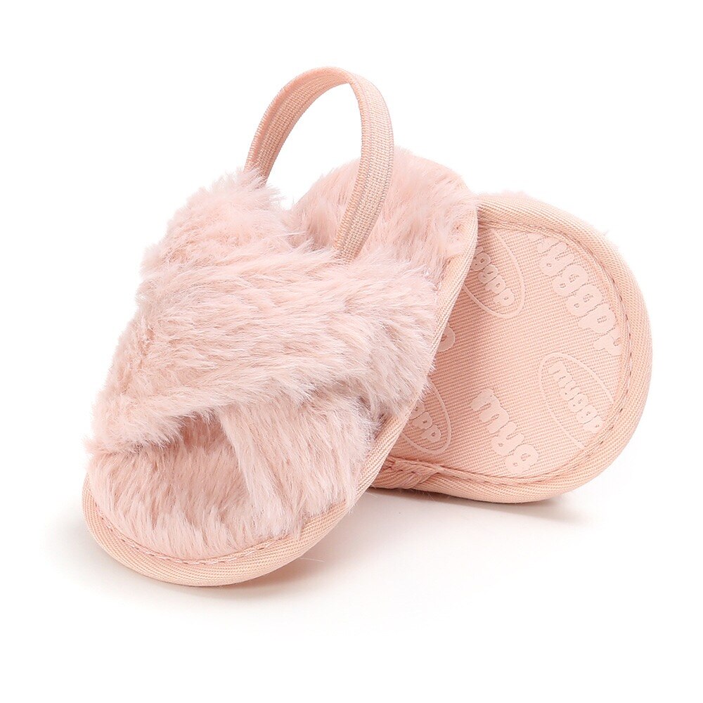 Été doux bébé fille pantoufle princesse sandales respirant bébé chaussures sandales élastiques simples bébé chaussures: A3-P / 0-6 mois