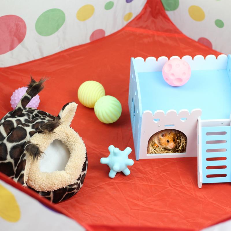 1PC para corralito portátil abrir la jaula de animales pequeños tienda juego de patio de recreo cerca para Hamster Chinchillas cerdos de Guinea