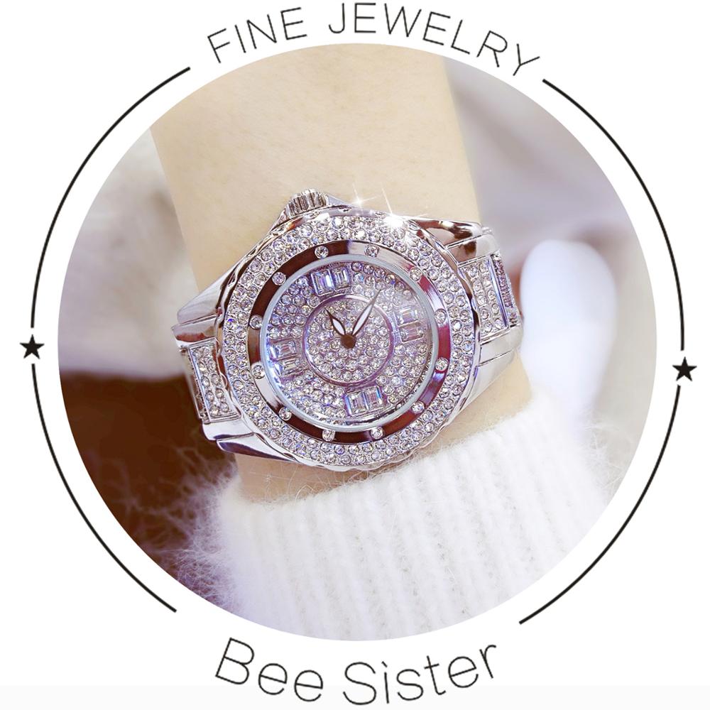 BS BEE SISTER Women Watch with Czech Diamond 30m Bling Bling Starry Sky Watch Wife (NO bracelet)