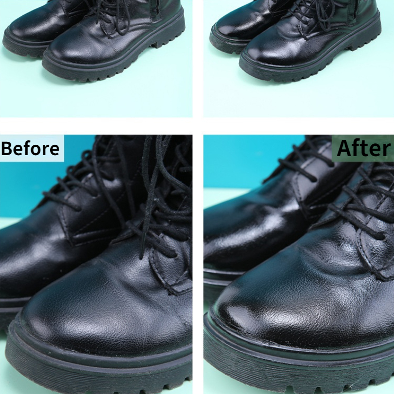 Multifunctional Leather Care Shoe Polish Portable Double-sided Sponge Shoe Brush Leather Shoes Cleaning Artifact Shoes Cleaner