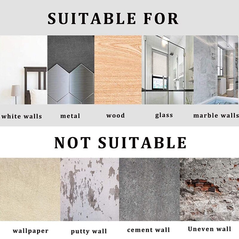 Power Strip Holder, Surge Protector Wall Mount, Self Adhesive Surge Protector Fixator, Punch Free Wall Socket Sticker