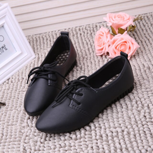 Lette kvinder piger lejligheder sko slip on komfort sko flade sko loafers