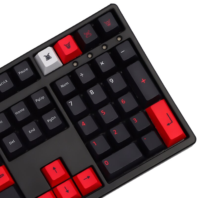 Capuchons de touches PBT pour clavier mécanique, 134 touches, japonais, Bushido, profil Cherry, pour interrupteur GMK Cherry MX