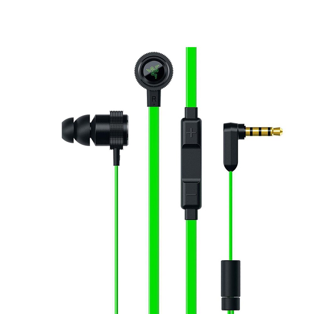Hammerhead V2 Pro headphones 3.5mm wired earphone Gaming With Mic for headset gamer razer hammerhead pro v2 for huawei iphone: with mic no box