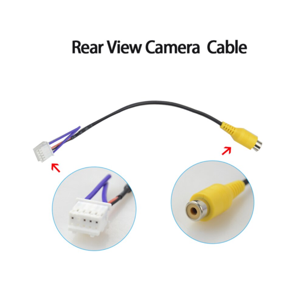 Le câble RCA, câble GPS, câble de caméra arrière, câble USB 4pin & 6pin, câble de caméra pour radio android