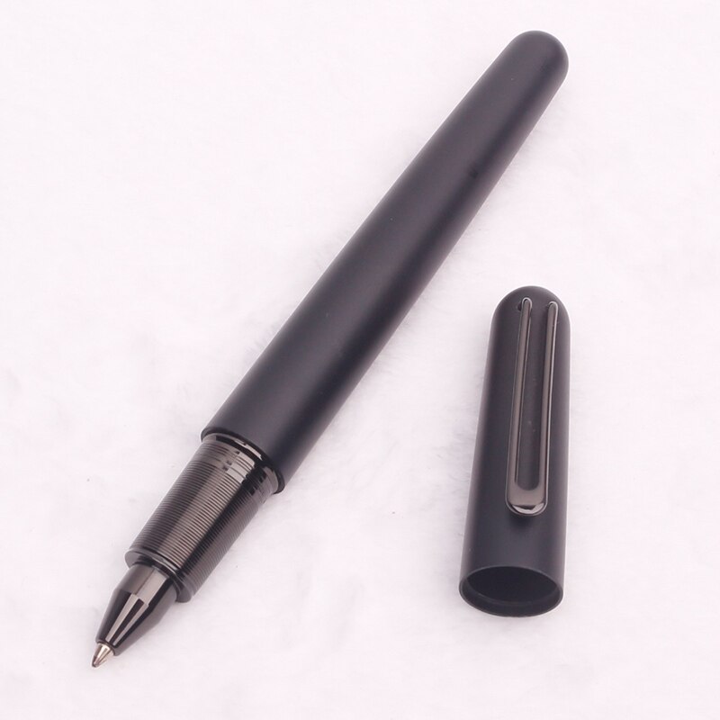 Stylo à bille de luxe MB M rouge en résine précieuse, Gel d'encre noire, recharge sans capuchon, meilleurs stylos à plume avec fermeture à capuchon magnétique: black black roller