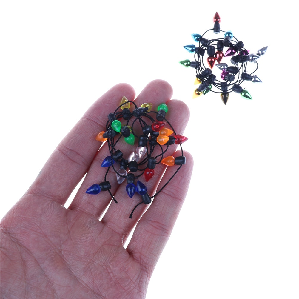 Colorful Led String Light For Wedding Xmas Party 0.5m Doll House Decorating Props Waterproof Christmas Light