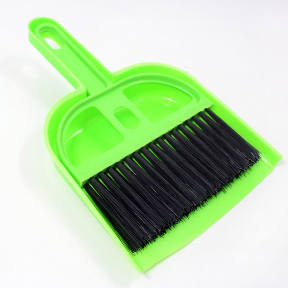 Mini Stoffer En Bezem Set Kooi Schoner Kleine Dieren Cleaning Tool Set Voor Dier Afval: Green