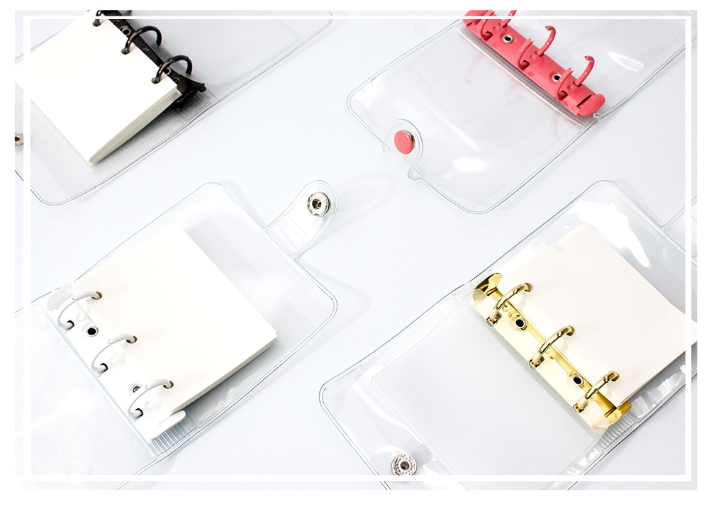 Kawaii Mini Loose- Leaf Notebooks 3 Holes Dairy Paper Refills Spiral Binder Planner Cute Pager Dairy Weekly To Do Planner