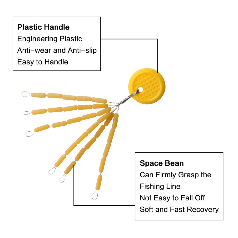 Topes flotantes de goma para pesca, línea de Bobber, tope, granos espaciales, caja de aparejos de pesca, señuelo cilíndrico, aparejos de pesca, 180 Uds.