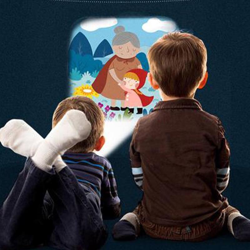 mini proiettore torcia bambini istruzione giocattoli luminosi i bambini a sviluppare gioco storia sonno impostato prestazioni i regali dei bambini