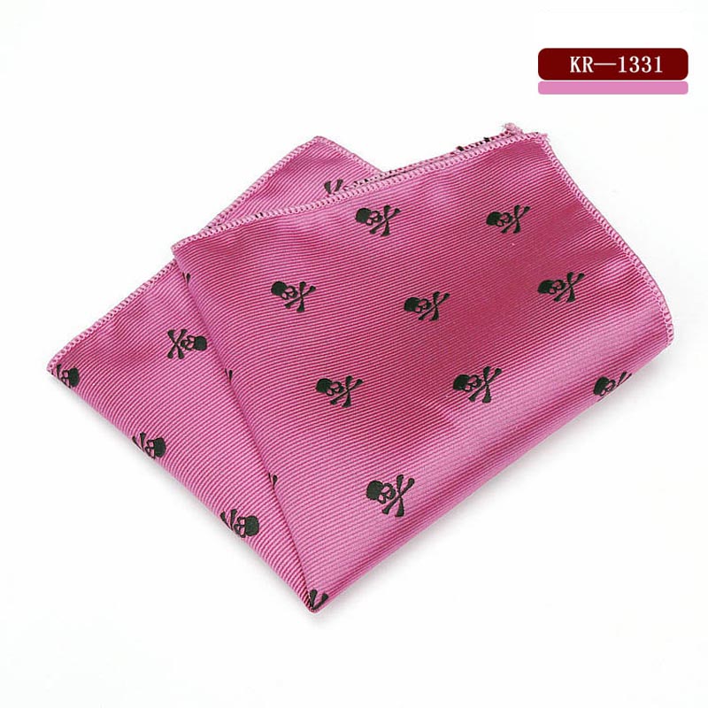 KR1328 Men's Polyester Silk Handkerchiefs Pocket Squares Mixed Patterns Jacquard for Suits Jackets Wedding Party Business: SFKR-1331