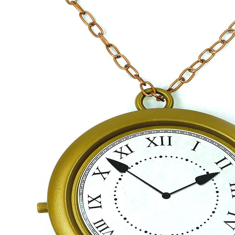 PEAENSR Alice au pays des merveilles montre de poche m. lapin montre murale en Bronze accessoires de Cosplay accessoires de jeu de rôle