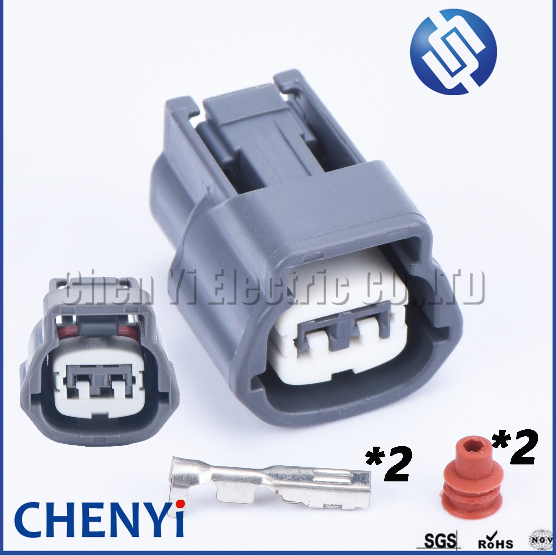 2 Pin water temperature sensor plug injector plug RB S14-SR IAC FICD ECT Engine Harness plug 6189-0772 for Nissan Infiniti: army green