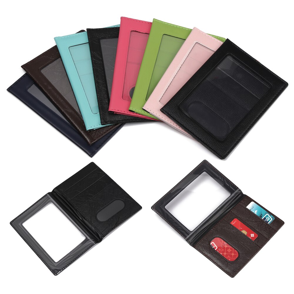 3 carte fente passeport couverture multifonctionnel étanche passeport portefeuille PU cuir voyage billet porte-passeport