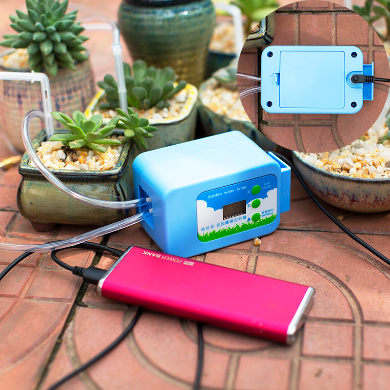 Automatic Drip Irrigation System Pump Controller Watering Kits with Built-in Membrane Pump Used Indoor