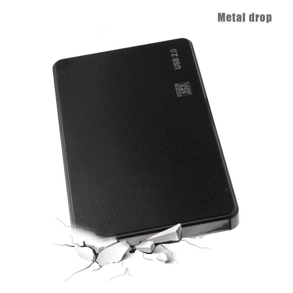 2.5 tums hårddiskfodral sata usb 2.0 portabelt verktyg gratis ssd disk hdd box extern hårddisk hölje för pc