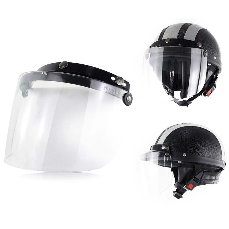 Motorhelm lens vintage uv-bescherming vizier met beugel helm accessoires xr
