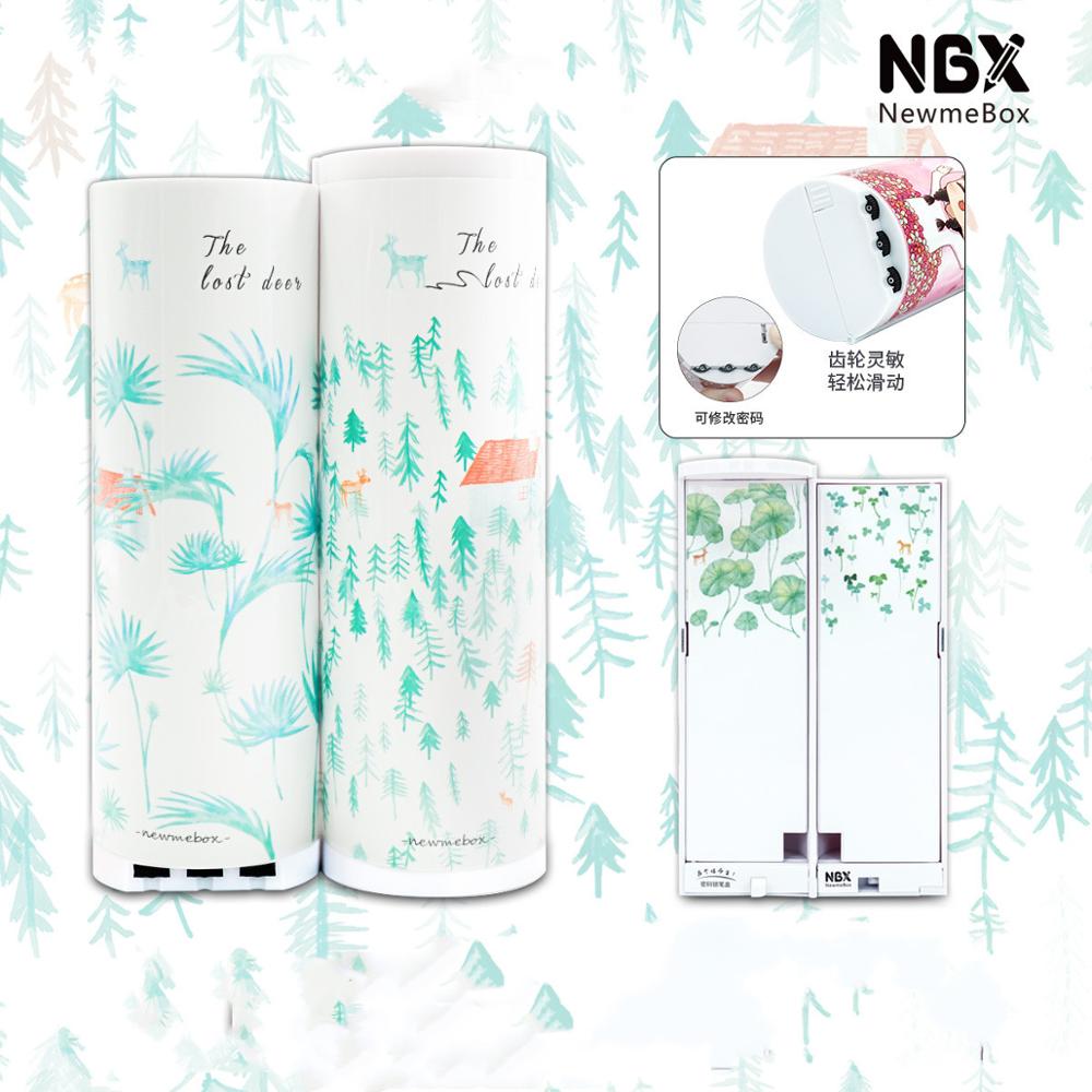 Mechanische schloss newmebox bleistift fallen Katze estojo escolar Kawaii schule liefert estuche escolar nbx trousse scolaire stylo Kasten: 1