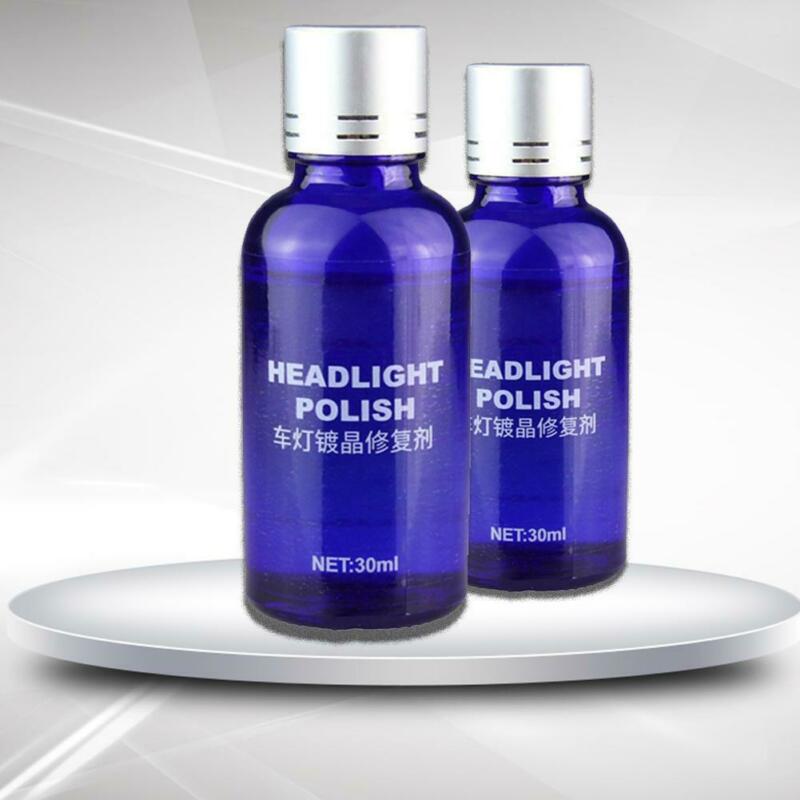 Car Headlight Lens Restorer Repairing Polishing Cleaning Auto Care Buffing Tool 30ML 9H Wash Maintenance Supplies