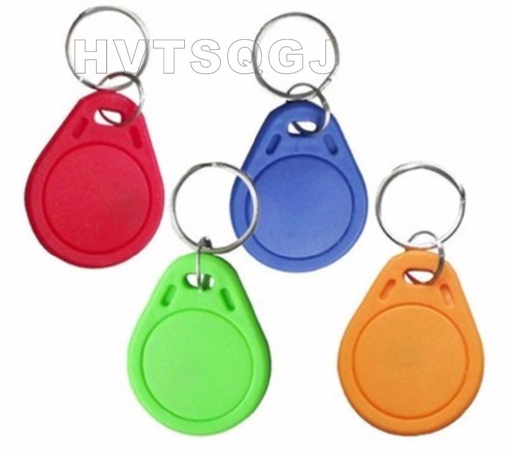 100pcs 125khz proximity RFID plastic fob key Keyfob for access control systems