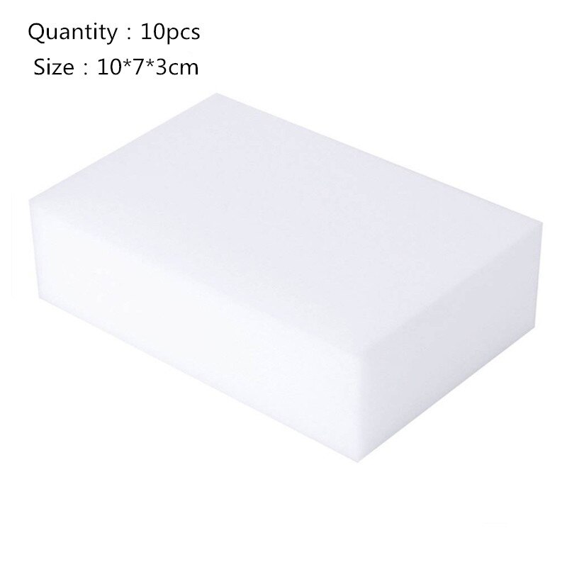 Magisk Melaminsvamp Renseklude 20 Stk - Køkken Badeværelse Rengøring 100x60x20mm: 10 stk