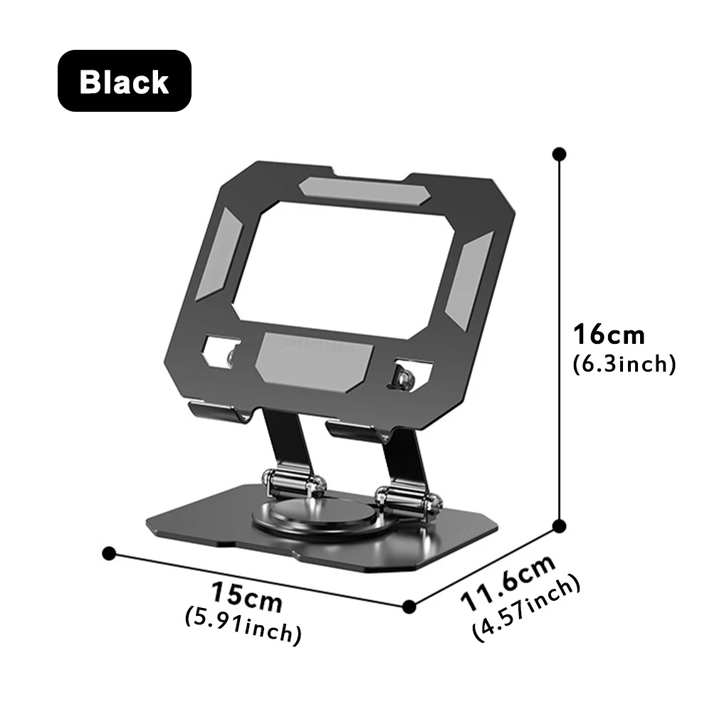 360° Rotatable Tablet Stand Adjustable Foldable Desktop Stand Mobile Phone Holder Lazy Bracket for iPhone iPad Laptop Tablet: Beige