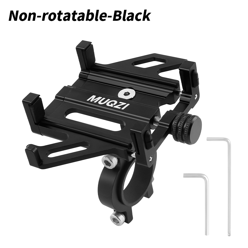 ​ ​ MUQZI Soporte para teléfono para bicicleta Soporte universal para manillar de motocicleta Soporte para teléfono celular 360 ° Rotación para Smartphone de 4,5-7 Pulgadas: Morado