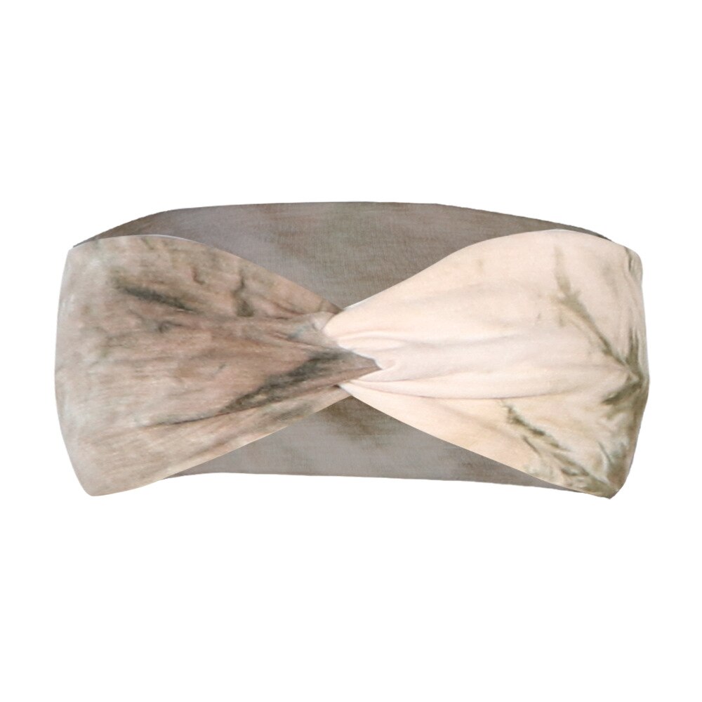 1pc tie dye elastiska huvudskydd cykling yoga sport svett pannband för män kvinnor yoga hår band huvud svett band sport säkerhet