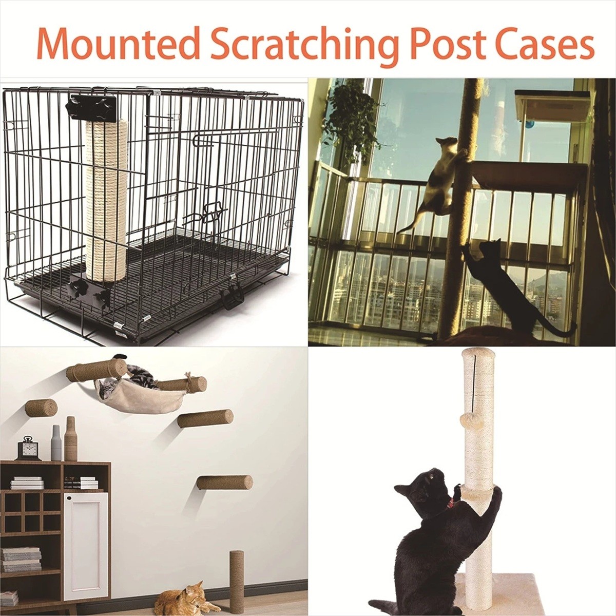 Cat Scratching Posts Replacement Extension Post Supplies Replaceable Scratch Post Refill Pole For Small Animals Indoor Playing