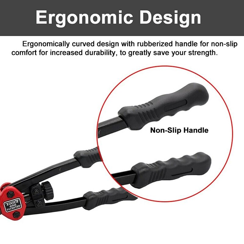 Hand Riveter Guns Rivet Thread Setting Tool Double Handle Nut Setter M3 M4 M5 M6 M8 Riveting Tools Nutsert Metric &amp; SAE Riveting