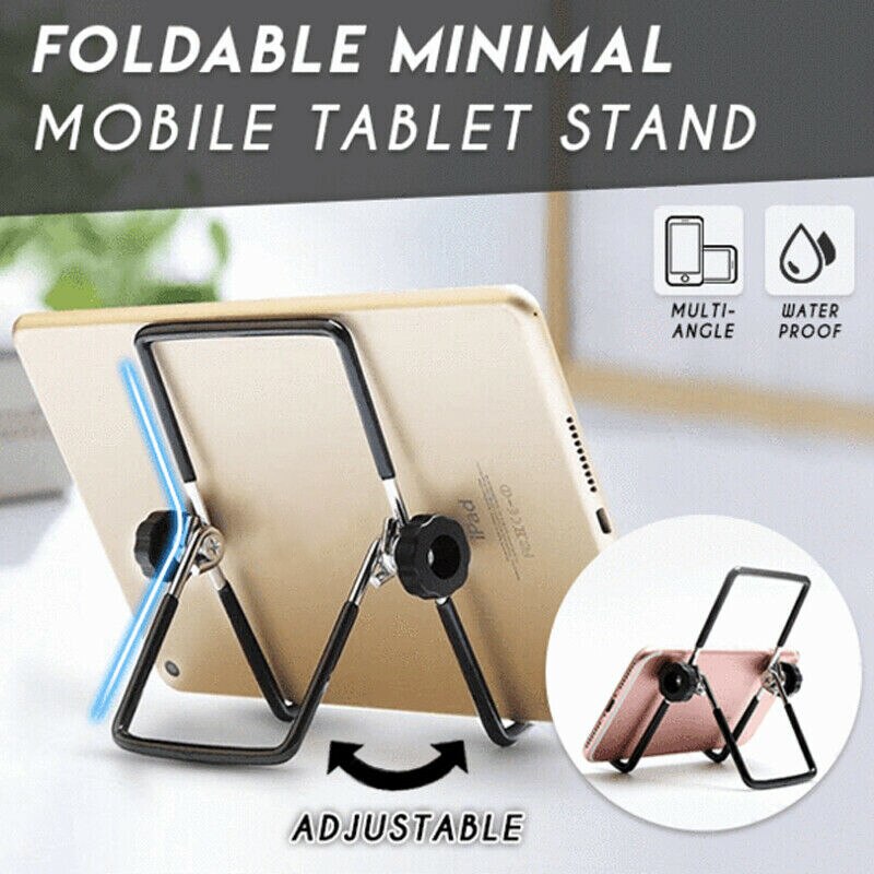 Foldable Adjustable Tablet Holder Mount Mobile Phone Portable Desktop Universal Aluminum Alloy Stand For Phone