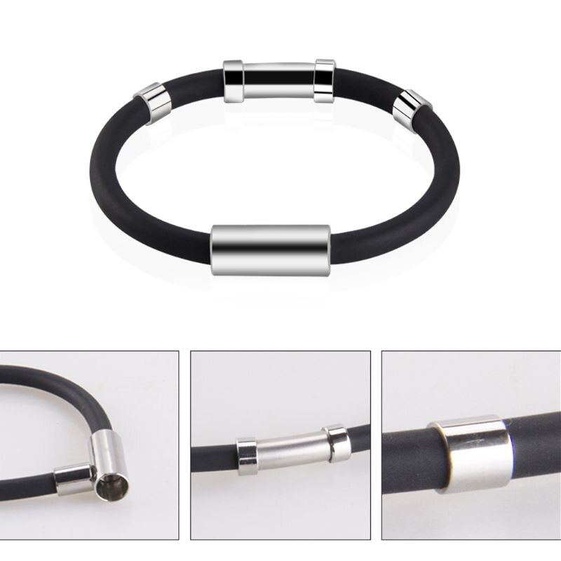 Bracelet antistatique réglable en Silicone pour l'hiver, bijoux unisexe pour le sport, élimine l'électricité statique