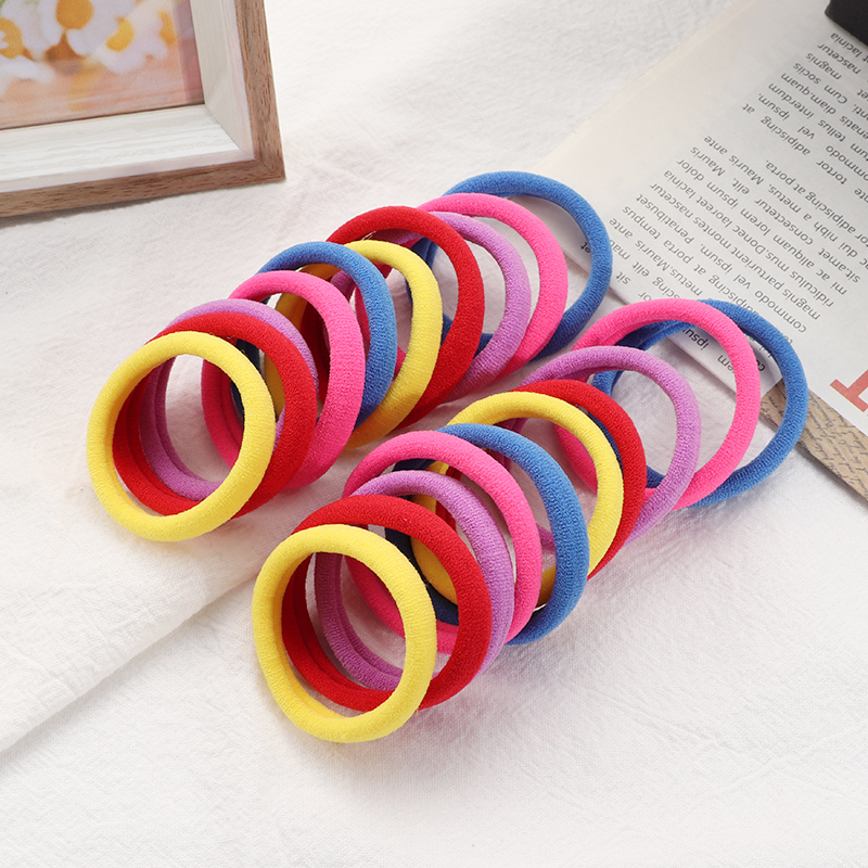 20pcs Girls Big Elastic Hair Bands Rubber Band Ponytail Holder Gum Headband Rubber Bands Women Hair Accessories