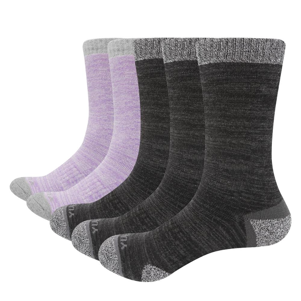 YUEDGE-Calcetines de protección de algodón para mujer, calcetín informal, para el trabajo, para hacer senderismo: 1808WDGYP / L(5.5-9.5 US size)