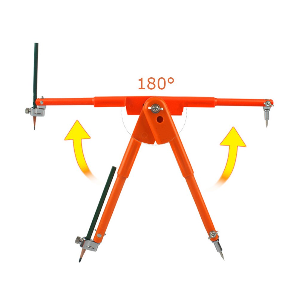 Stock--Carpenter Precision Pencil Compasses Large Diameter Adjustable Dividers Marking And Scribing Compass For Woodworking